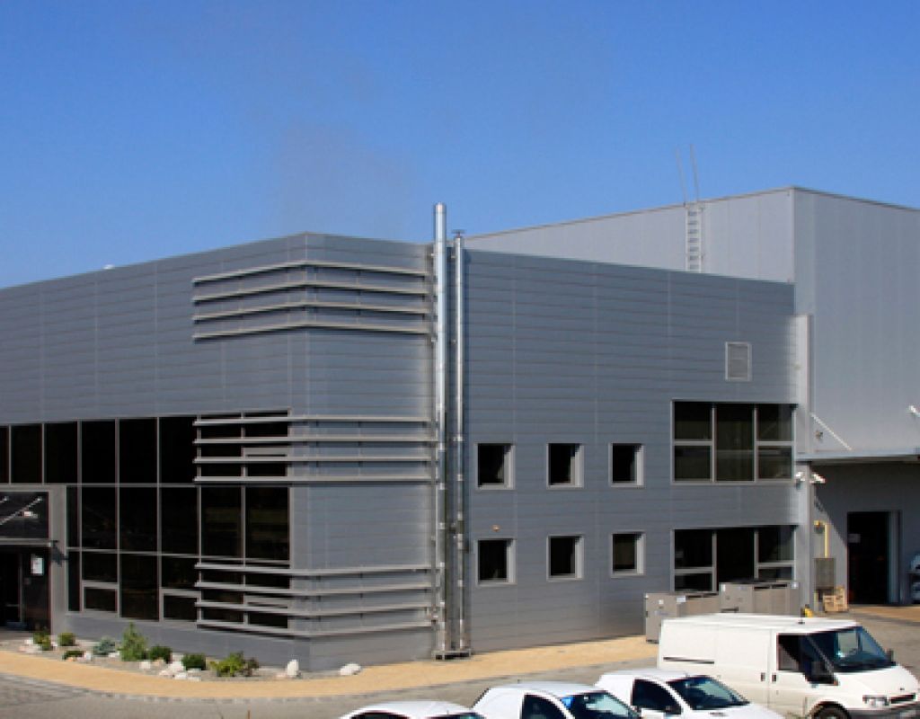 Warehouse and office complex for TRYUMF